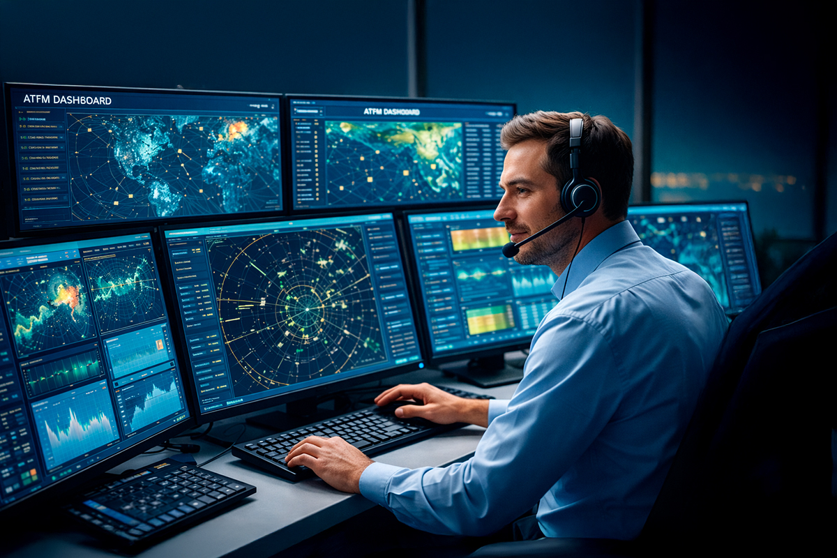 Course Image Gestión de la Afluencia del Tránsito Aéreo - ATFM (NA103-26)